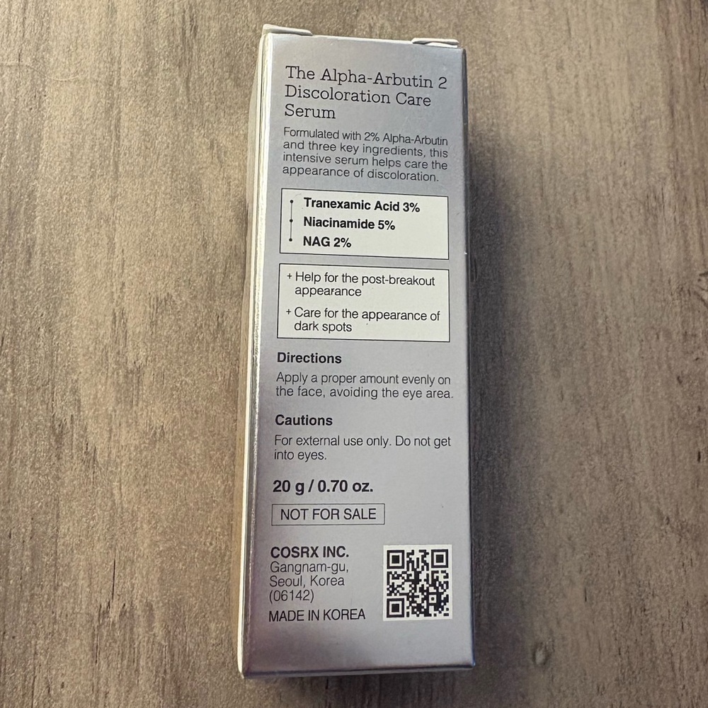 COSRX Alpha-Arbutin 2 Discoloration Care Serum - Cream - Picture 4 of 6